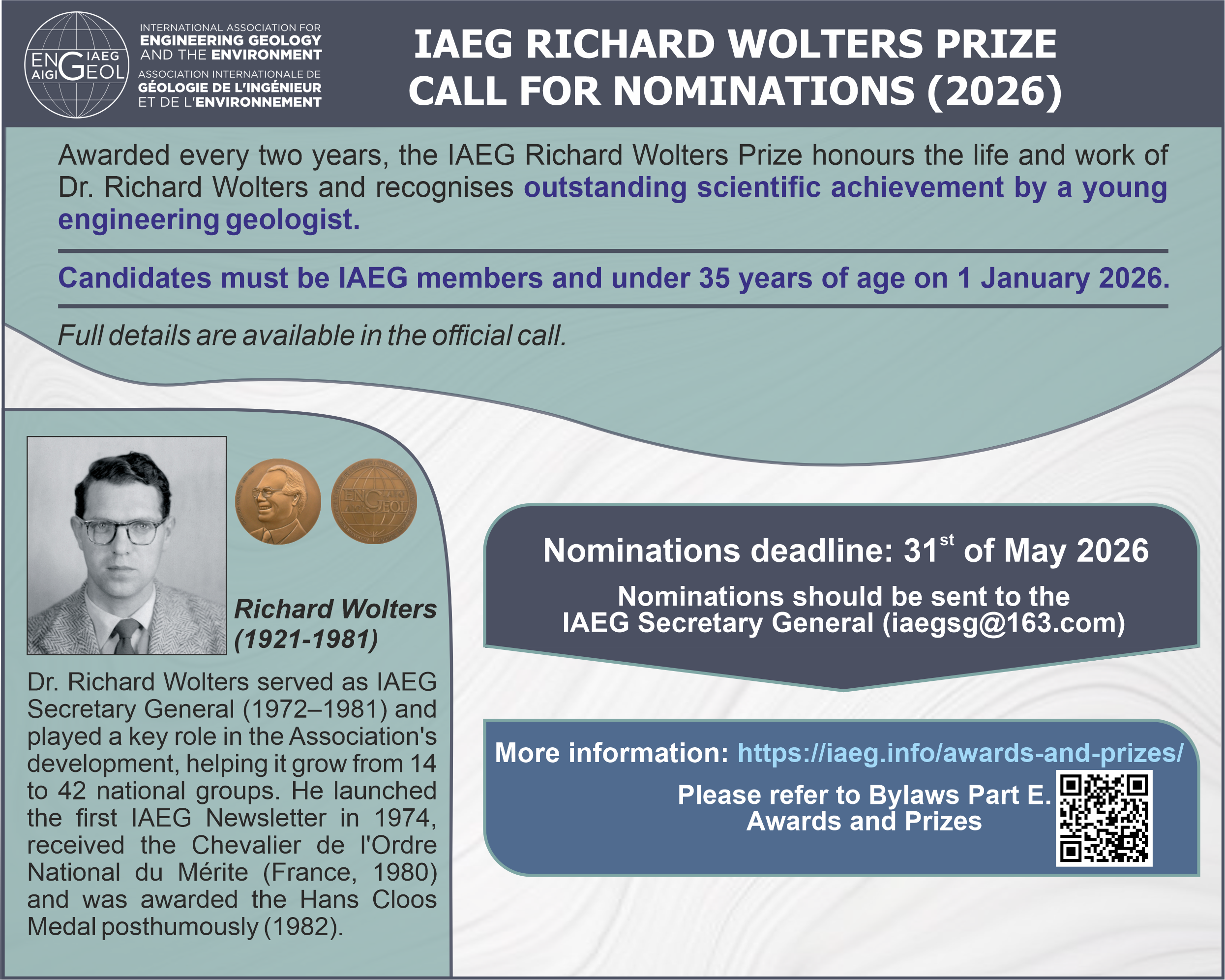 Richard Wolters Prize Call for Nomination 2026